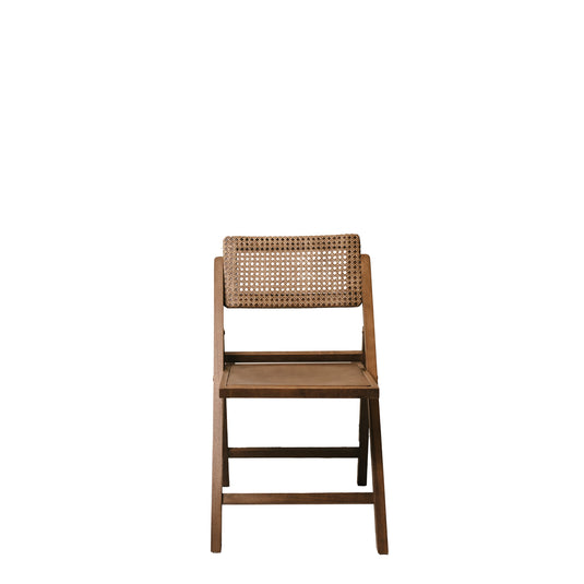 Dante Wooden Folding Chair (Set of 2)