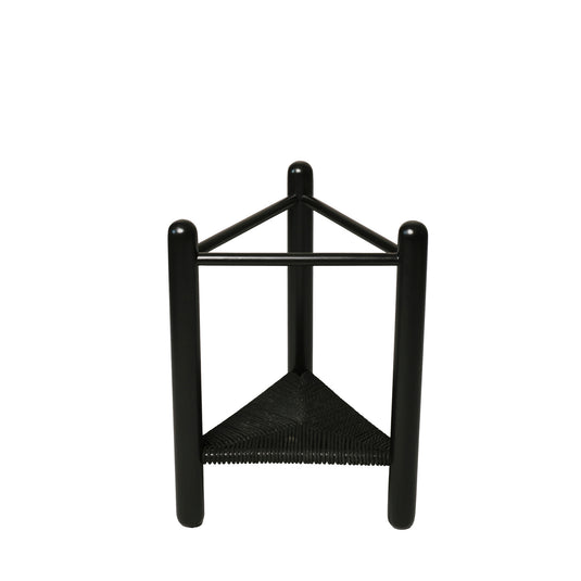 Basil Woven Shelf Accent Table