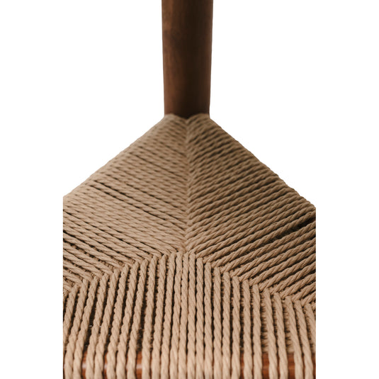 Basil Woven Shelf Accent Table