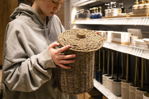 Unique Cane and Rattan Storage Solutions
