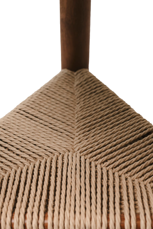 Basil Woven Shelf Accent Table