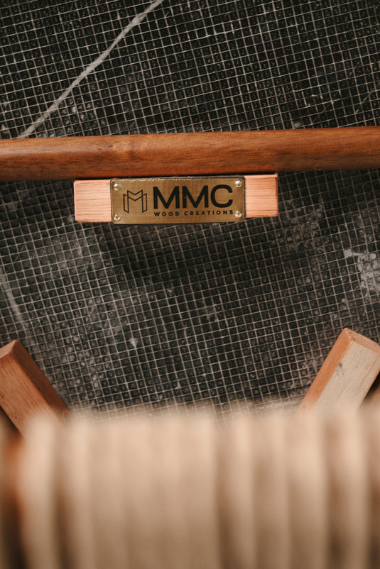 Basil Woven Shelf Accent Table
