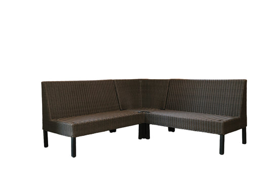 Smoke and Mirrors L Shape Sofa Set