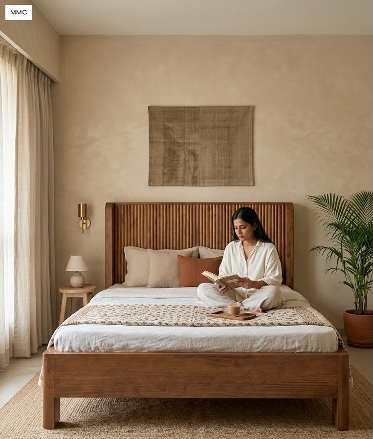 Ethan King Bed in a home setting