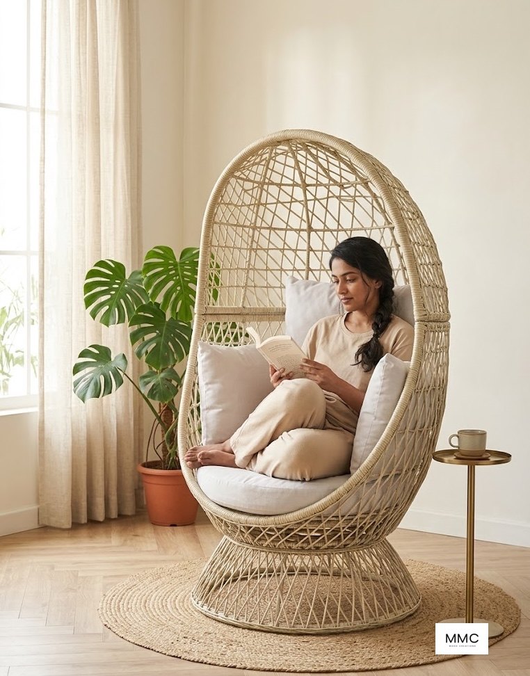 Root Rotatable Chair in a home setting